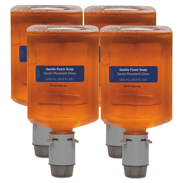 Georgia Pacific Professional Pacific Blue Ultra Soap/Sanitizer Dispenser Refill, Citrus, 1200mL, PK4 43715